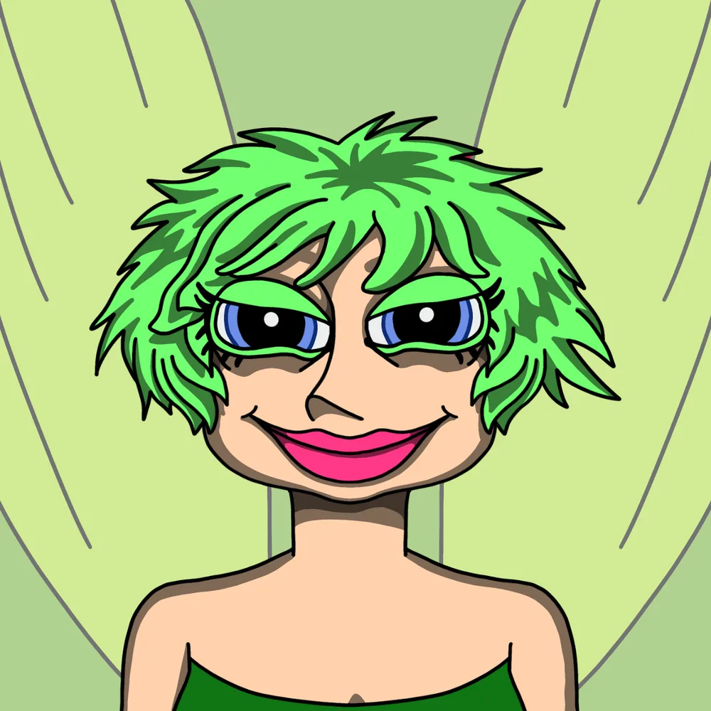 Green Twink — Hedz No. 975, recovered original artwork by Matt Furie