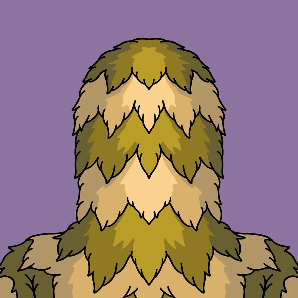 Furfaller — Hedz No. 977, recovered original artwork by Matt Furie