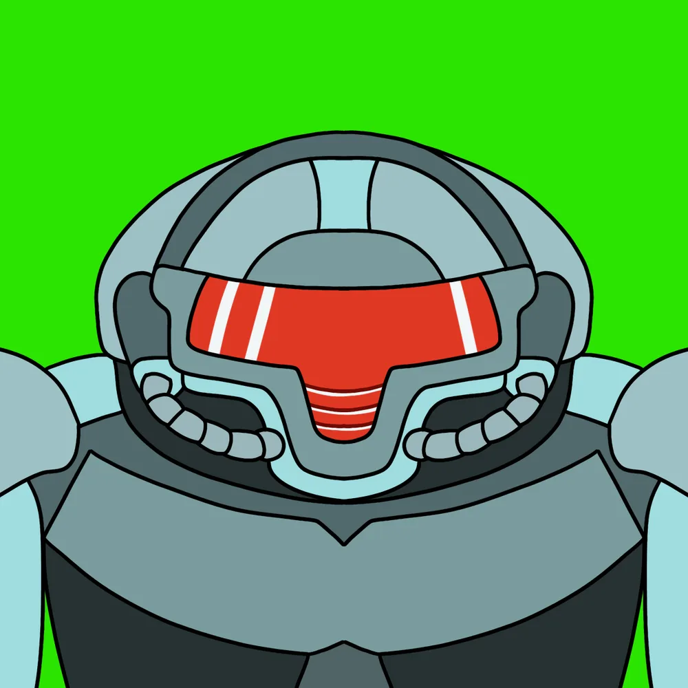 Psychotron — Hedz No. 980, recovered original artwork by Matt Furie