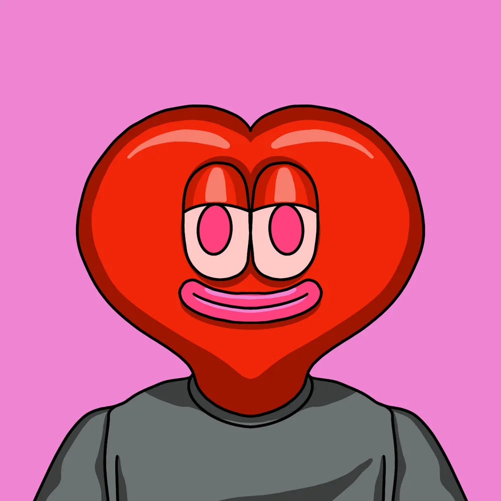 Lovehead — Hedz No. 999, recovered original artwork by Matt Furie